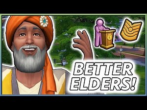 BETTER ELDERS MOD! The Sims 4 (by PimpMySims4)