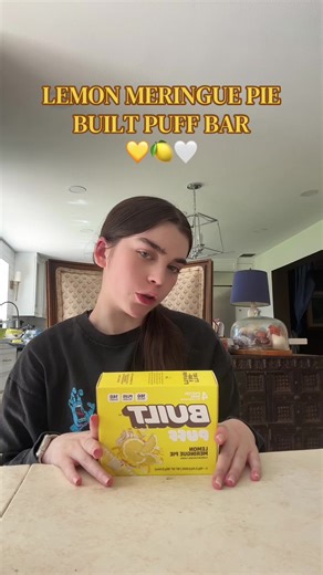 lemon built puff bar review!! 🍋✨ #builtpuffbars #proteinbar #proteinbarreview #builtpuff @BUILT.BAR