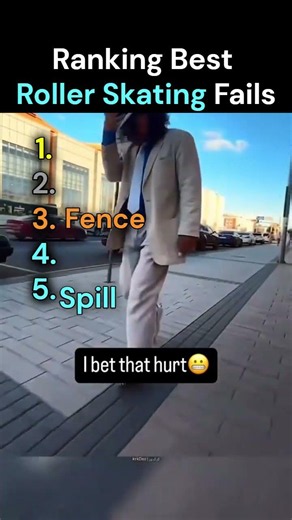 Ranking Worst Roller Skating Fails ⛸️