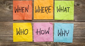 Who, What, Where, and When, vs. How and Why