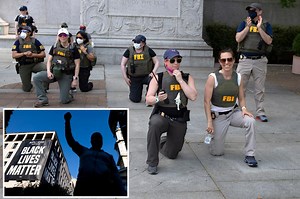 FBI demotes agents who took a knee during Black Lives Matter protests in 2020: report