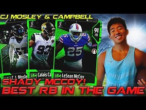 NEW SHADY MCCOY, CJ MOSLEY, & CAMPBELL ARE ANIMALS! Madden 18 Ultimate Team