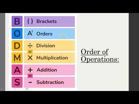 (JC: Intro) Order of operations