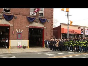 Death of FDNY Firefighter Timothy Klein: Firehouse Bunting Ceremony