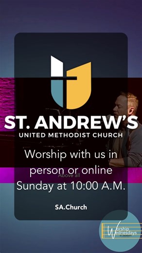 Crucified, laid behind a stone You lived to die, rejected and alone Like a rose, trampled on the ground You took the fall and thought of me Above all #WorshipWednesday #StAndrewsOmaha | St. Andrew's United Methodist Church, Omaha, NE