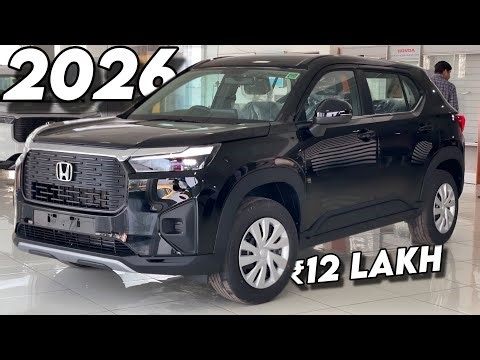 2026 HONDA ELEVATE V Base Model Black Colour✅| 2026 ELEVATE V Base ₹12 LAKH Detail Review, Features