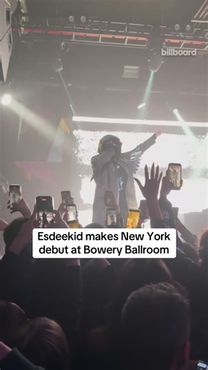 Mysterious U.K. rap phenom Esdeekid made his New York debut at Bowery Ballroom, delivering a wild performance of “4 Raws.” | Billboard Hip-Hop