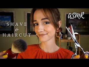 ASMR Roleplay | Barber Shop Wet Shave & Haircut 💈 (Binaural, Whispered)