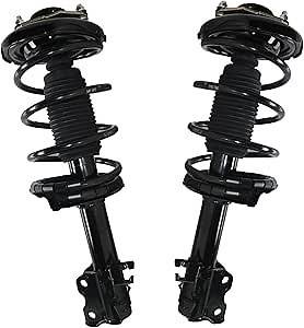 Detroit Axle - Front 2pc Struts for 2002-2004 INFINITI I35, 2002-2003 Nissan Maxima, 2 Struts & Coil Spring Assembly Replacement