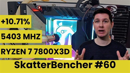 Ryzen 7 7800X3D Undervolt & Overclock to 5403 MHz | SkatterBencher #60