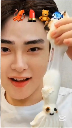 Eat Emoticons In Order 🥐💄| #shorts #seungbini ‪@seungbini67‬