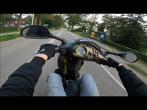 Rondje rijden op Gilera Runner 180cc
