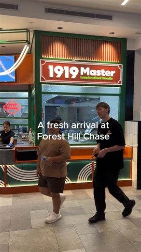 🥢✨ Another Fresh Arrival at Forest Hill Chase! ✨🥢 We are excited to announce that 1919 Master Lanzhou Beef Noodles is now open, serving up authentic hand‑pulled noodles and rich, aromatic broths. Swing by their new store in the Food Court and taste tradition made fresh! #ForestHillChase #FreshArrival #NowOpen #LanzhouBeefNoodle | Forest Hill Chase