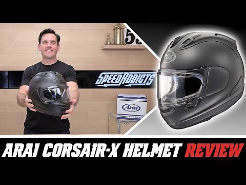 Arai Corsair-X Helmet Review at SpeedAddicts.com