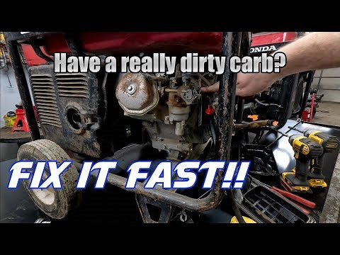 How To Easily Fix Your Honda EB3800X Generator Won't Start Or Stay Running Carburetor Replacement