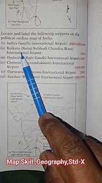 Map Skill Geography,Std-X || Class-X ||