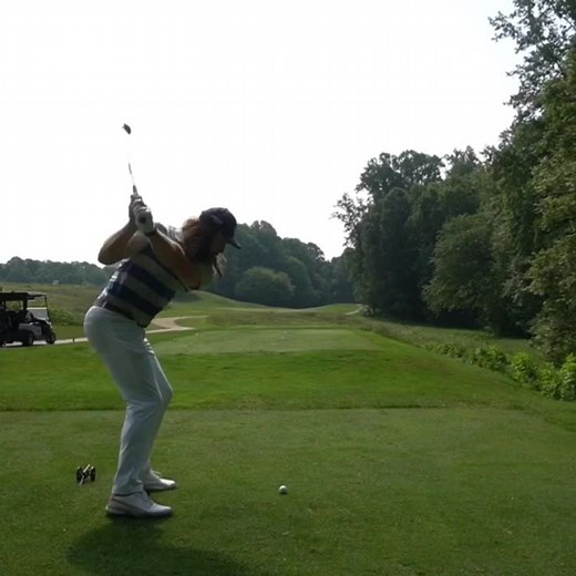 Golfing Fun at The Cannon Club - Spinning Shot on the 12th Hole