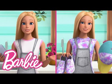 ‪@Barbie‬ | DIY Fashion Hacks ft. TIE DYE & SPARKLE PURSE CRAFTS | Barbie Vlogs