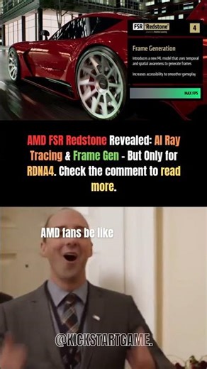 FSR Redstone Revealed! Neural Radiance & Ray Regeneration Explained 🚀