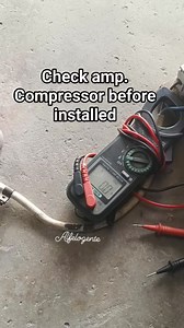 Manual test compressor #everyone #refrigerationtech #HVACTECH | Alfe Logente