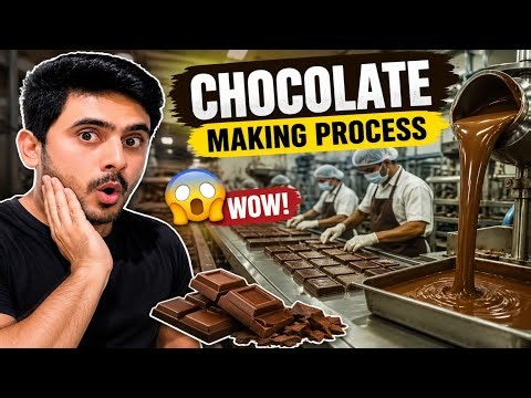 Chocolate Making Process | How Chocolate Is Made in Factory 🍫