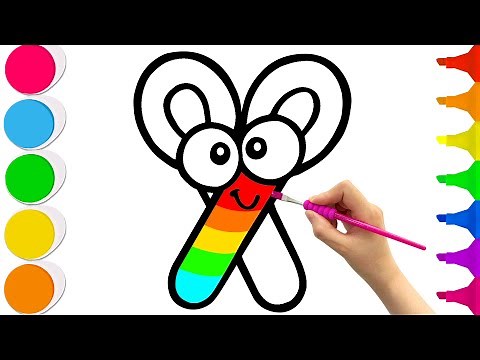 How to Draw Scissors | Easy Drawing School Supplies | Step by Step