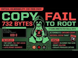 "Copy Fail" Explained: 732 Bytes to Root on Every Major Linux Distro (CVE-2026-31431)