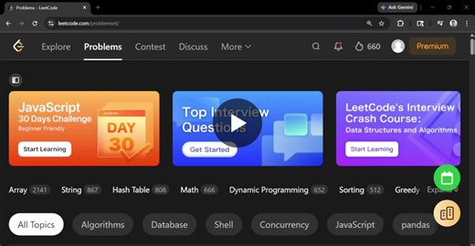 Leetcode POTD! I have been ocassionally trying to record myself solving a POTD on leetcode, but I could never do that in 15 min. Today was a different day, I was not only able to solve the problem… | Divyang Tewari