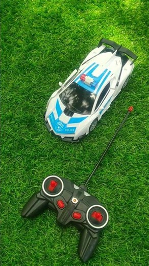 ASMR Unboxing Toys RC Police Car Robot Transformers No Talking