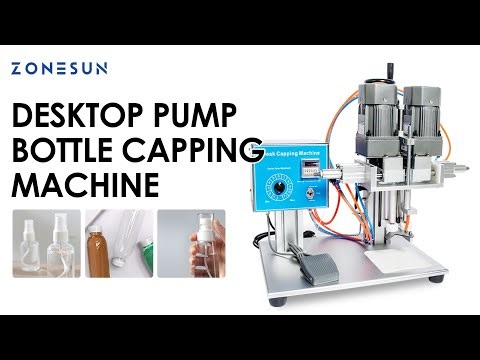 ZONESUN ZS-XG6100 Desktop Semi-automatic Pump Bottle Capping Machine