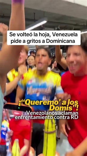 Ayer Dominicana pedía a gritos a Venezuela, hoy Venezuela pide a los dominicanos en el #clasicomundialdebeisbol2026 #rd #venezuela🇻🇪 #mlb #paratiiiiiiiiiiiiiiiiiiiiiiiiiiiiiii