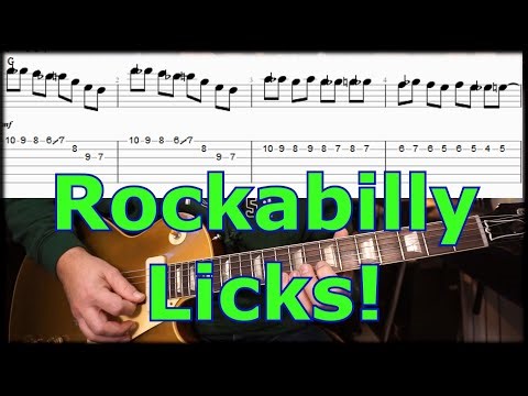 ROCKABILLY LICKS with TABS