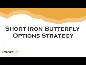 Short Iron Butterfly Strategy - Options Strategy (Using MarketXLS)