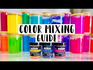 Mix Colors Like A Pro - Create Any Color With Just 3 Dyes!