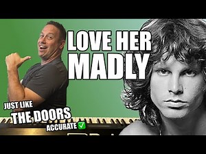 Love Her Madly The Doors Piano Chords Lesson - Learn To Play Complete Organ And Keyboard Tutorial