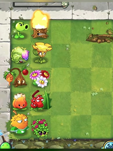 PvZ2 - 5 Pairs Plant Lv.1 vs Carnie Imp💥☠🔥#mexican #unitedstates #pvz2 #plantvszombie #pvzfusion #pvz