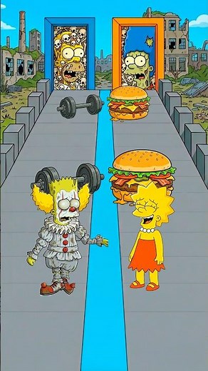 Clown IT Bart Simpson X Lisa The Simpsons