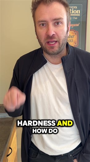 Hardness and how do we test for hard water at the Water Clinic? Here, we have our basic hardness test kit. We have our tyrant solution, our hardness powder pillow, and our test tube. So basically the sample that we're testing, we fill this tube up. This is just basically a measuring tube. We pour it into the little jar here. Then we take our powder for hardness. We pour it in there so it's gonna turn the water pink. Then we take our hardness solution, and we start counting drops, and however man