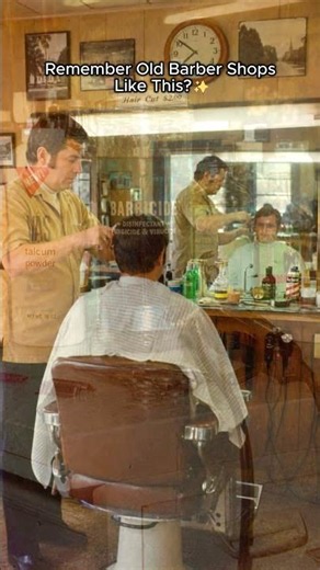 Remember Old Barber Shops Like This?#80s #80snostalgic #80skids #goodoldtimes #nostalgic #vintage