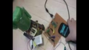 PICのAndroidAccessoryの自作ドロイド君ロボット動かしてみた