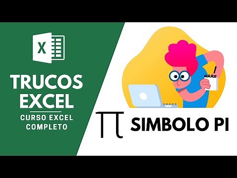 Como escribir PI en Excel π