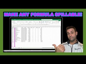Make Any Excel Formula Spillable!
