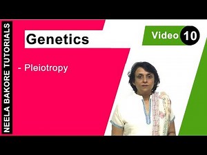 Genetics - Principles of Inheritance & Variations | Pleiotropy | NEET | Neela Bakore Tutorials