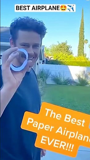 best world's flying circular paper Gliding , how to make a ring paper airplane, easy origami glider