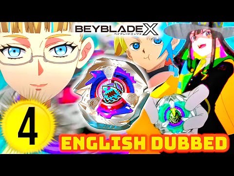 BEYBLADE X EPISODE 4 ENGLISH DUBBED | SharkEdge VS KnightLance