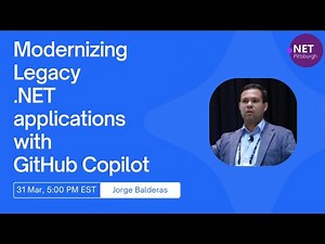 Modernizing Legacy .NET applications with GitHub Copilot