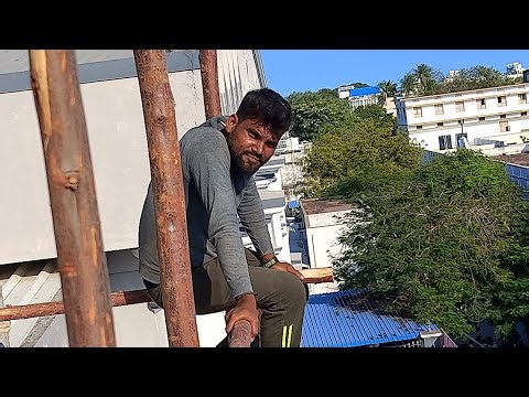 New Blog।Back Side Staging । Strongly Saline।Hard Work। YT Video। Civil Work। Civil Worker Vlogs