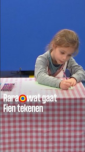 Fien draws something that is clearly visible when it is dark | Look at Me Now | Childhood KRO-NCRV