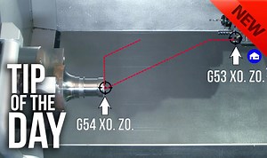 Don't miss our new #TipoftheDay video on how to use a G53 command instead of G28 to send your lathe turret to home position, great tip to cut cycle time and reduces crashes. Mark will walk you through both G-codes, and explains how and when to use each one. Check out our video gallery for more tips and tricks on how to operate #Haas machines. http://bit.ly/2t3fTwL | Haas Automation, Inc.