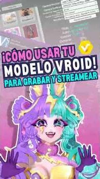 ✨ How to use your VRoid model in OBS for FREE ✨ #vtuber #vroid #carolunavt #tutorial #digitalart